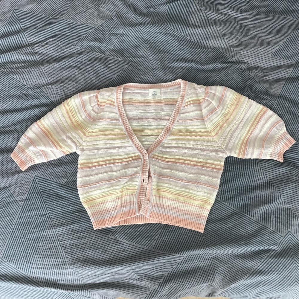 Aritzia Pink Canterbury Cardigan